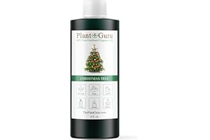 PLANT GURU Christmas Tree Fragrance Oil 4 fl. oz. Holiday Scented Oil for DIY Soap Making, Candles, Bath Bombs, Body Butters. Used in Aromatherapy Diffusers, Burners and Warmers. Great for Lotions and Creams.