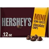 HERSHEY'S Mini Semi-Sweet Chocolate Baking Chips Bag, 12 oz