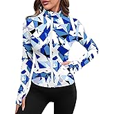 Avoogue Women Lightweight Active Jacket Full Zip Workout Running Yoga Athletic Outerwear with Pockets