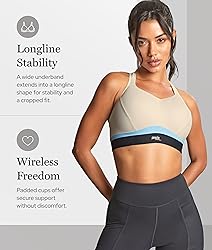 Panache Boundless Non Wired Sports Bra | Black 28DD