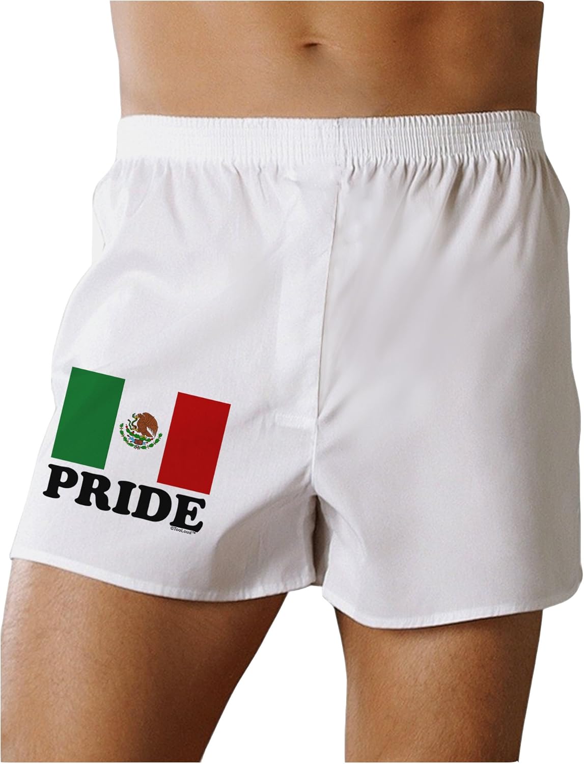 TooLoud Mexican Pride Mexican Flag Boxers Shorts Clothing