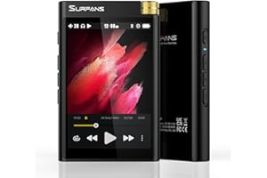 Surfans HiFi Bluetooth Mp3 Player: F28 High Res Lossless Portable Music Player - 3.5 inch Digital Audio Player Support up to 512GB