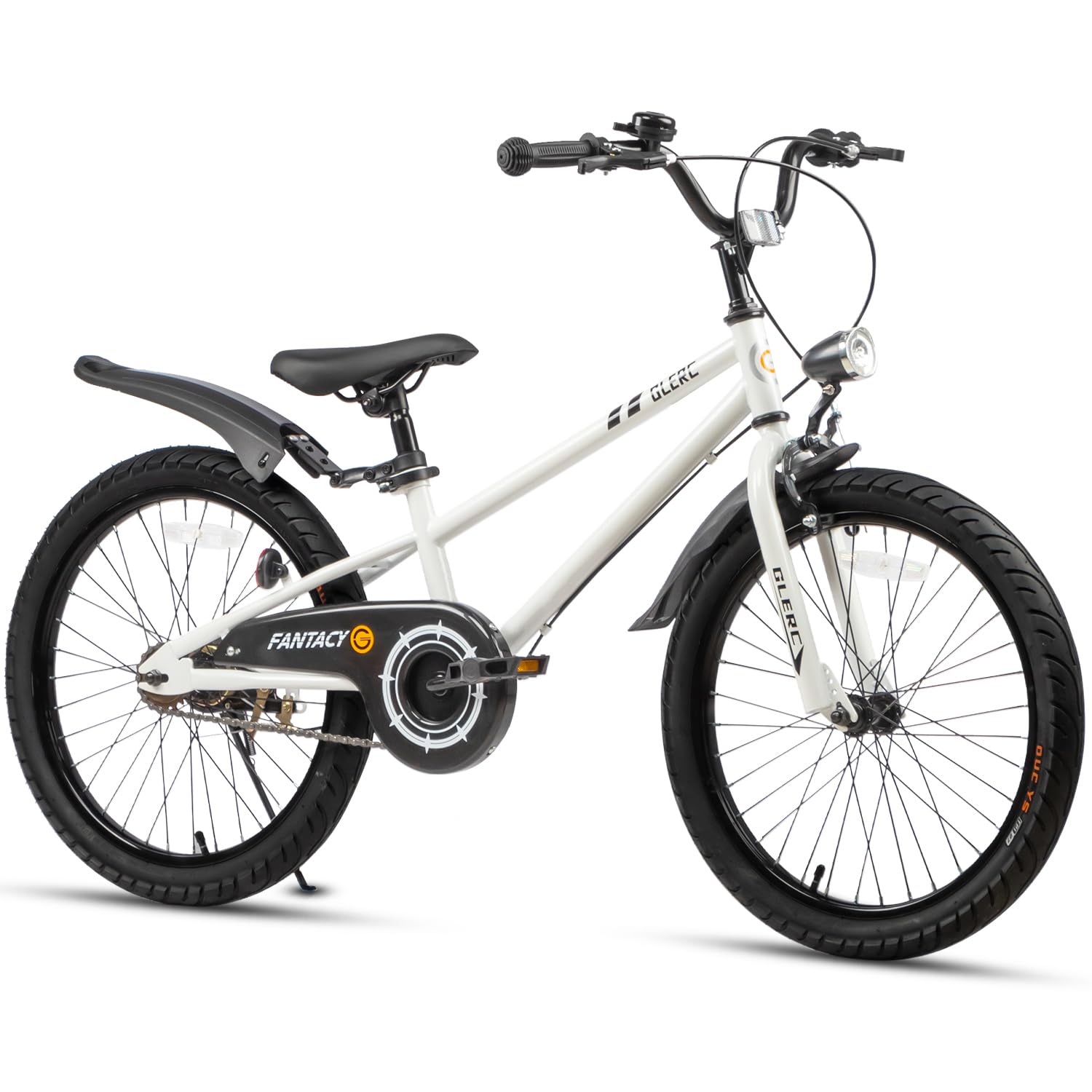 Photo 1 of ***FACTORY SEALED*** Glerc Fantacy 20 Inch Kids Bike for 7-14 Years Old Boys Girls with Water Bottle Holder & Headlight & Training Wheels, White