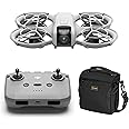 DJI Neo Drone With RC-N3 Remote Controller 4K UHD Camera for Adults, 135g Self Flying Drone that Follows You, Palm Takeoff, Subject Tracking, QuickShots, Stabilized Video, Built-In Propeller Guard