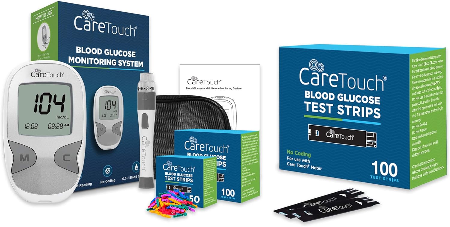 Care Touch Diabetes Testing Kit Bundle + (100 Care Touch Diabetes Testing Kit Bundle + (100