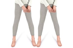 ROCKY Thermal Underwear for Kids, Girls 2 Pack Thermals Long Johns Underwear, Base Layer for Cold weather/skiing - Pack of 2