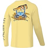 Palmyth Fishing Shirts for Men Long Sleeve UPF 50+ T Shirt Sun Protection Tee