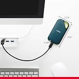 SanDisk Extreme Pro Portable SSD 1TB up to 2000 MB/s 256-bit AES USB-C view 2