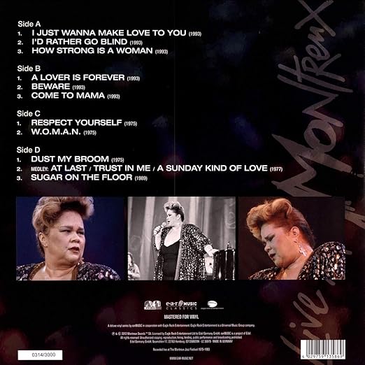 Etta James Live At Montreux Limited 2lp Cd