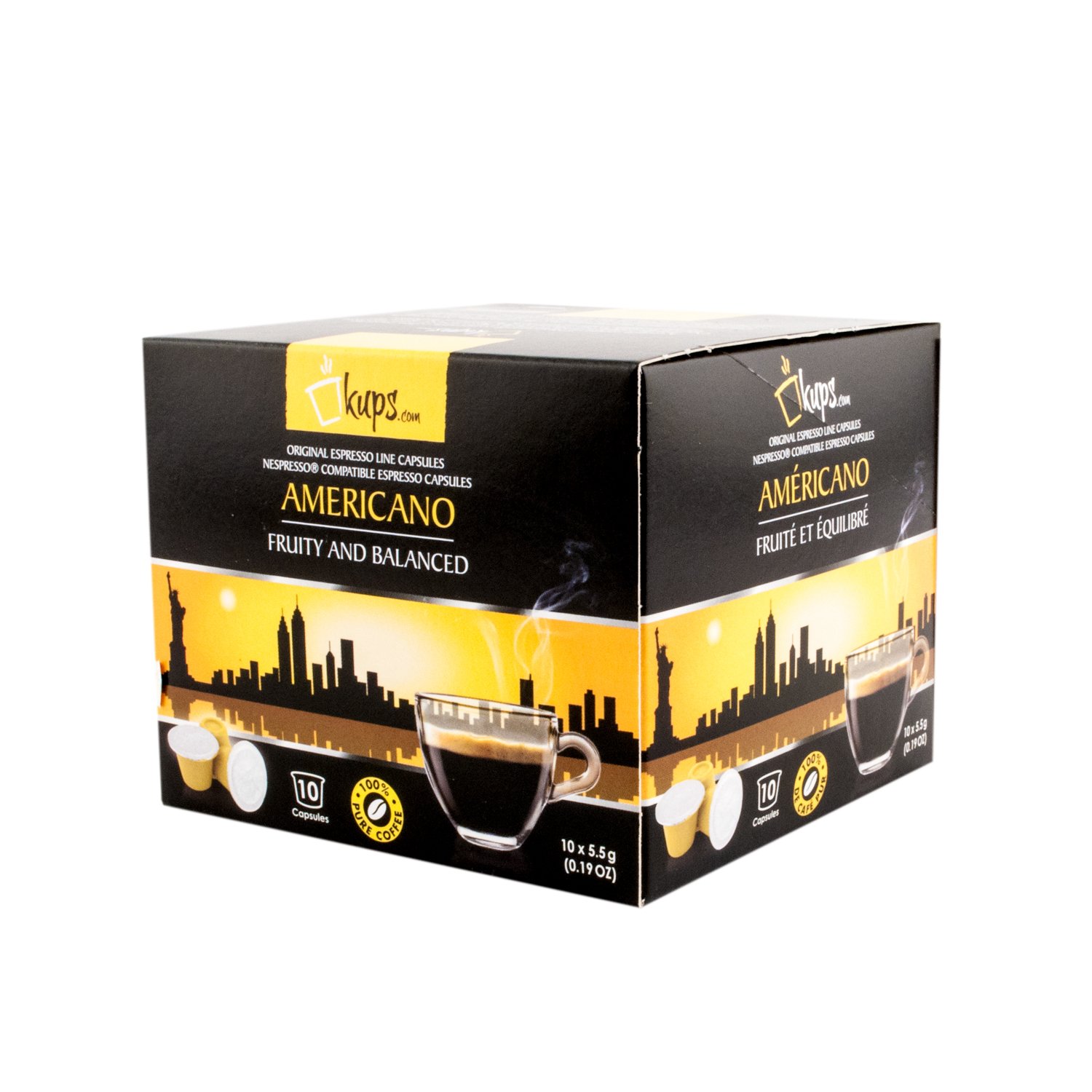 120 Americano Nespresso Kcup Compatible Capsules K Cup Coffee Capsule