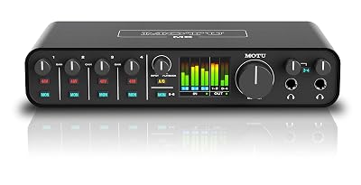 MOTU M6 6x4 USB-C Audio Interface with Studio-Quality Sound