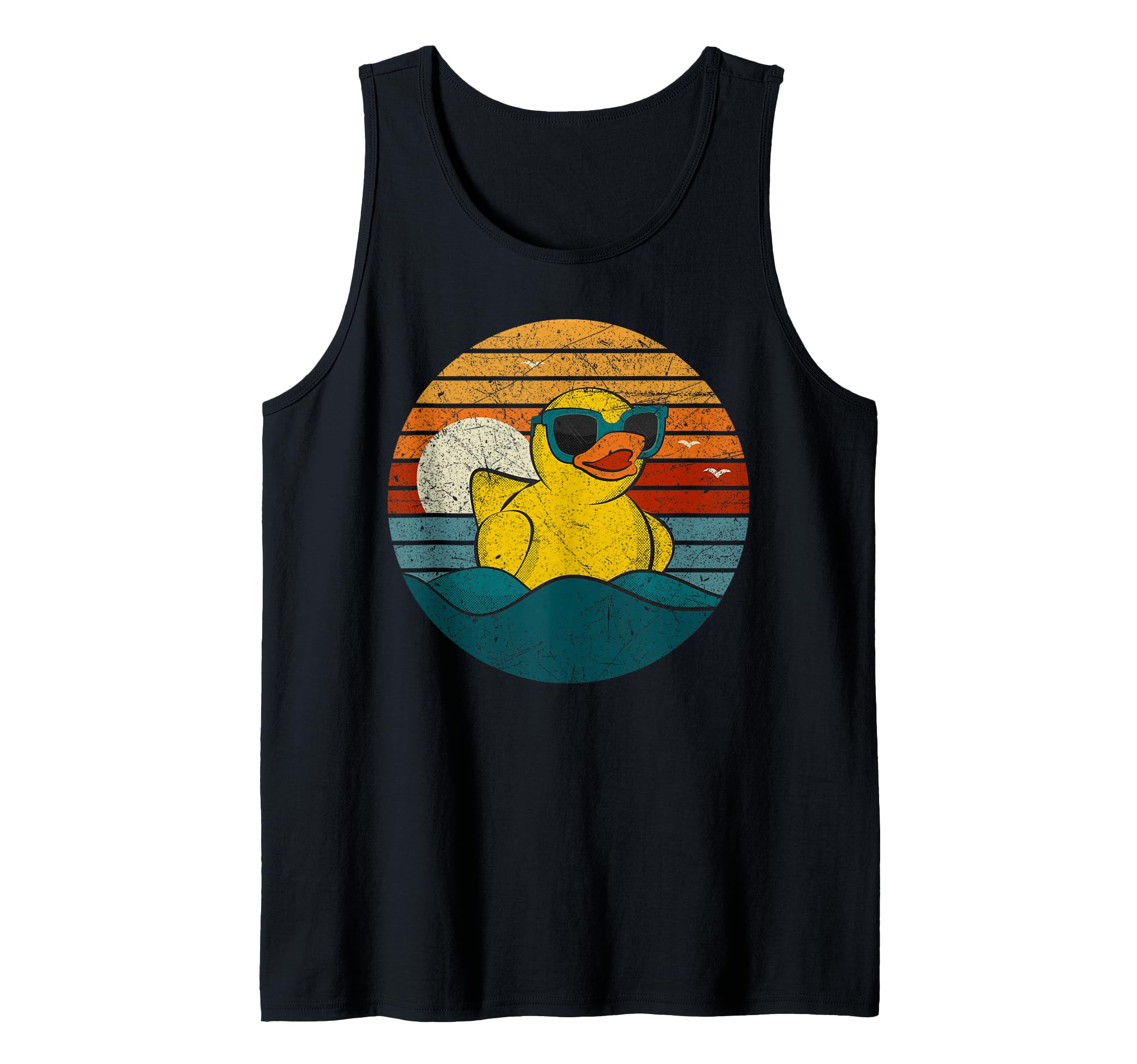 Cute Yellow Duck Bath Toy Rubber Duckling Ducky Duck Lover Tank Top