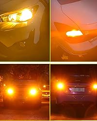 LEDYOTRY 7440 LED Bulb Amber Yellow 4000 Lumens for