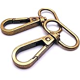KOTAIFA 1 inch Swivel Lobster Clasps Swivel Hooks for Purse Making Buckle Handbag Craft 15pcs Clip Clasps Antique Bronze