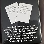 Amazon.com: Tragos Party Game for Latinos - Relatable ...