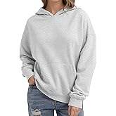 Moyaheak Womens Hoodies Oversized Sweatshirts Long Sleeve Pullover Fleece Sweaters Casual Tops Outfits Workout with Pocket