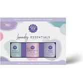Laundry Essentials Essential Oil Set: Use with Wool Dryer Balls or Oil Diffuser Elevate Your Laundry with All-Natural Aromatherapy Scents | Fresh Laundry, Chamomile Bliss, Pure Linen 10 ML