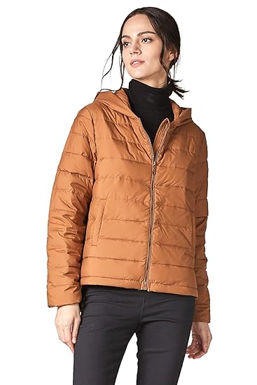 short hooded down jacket