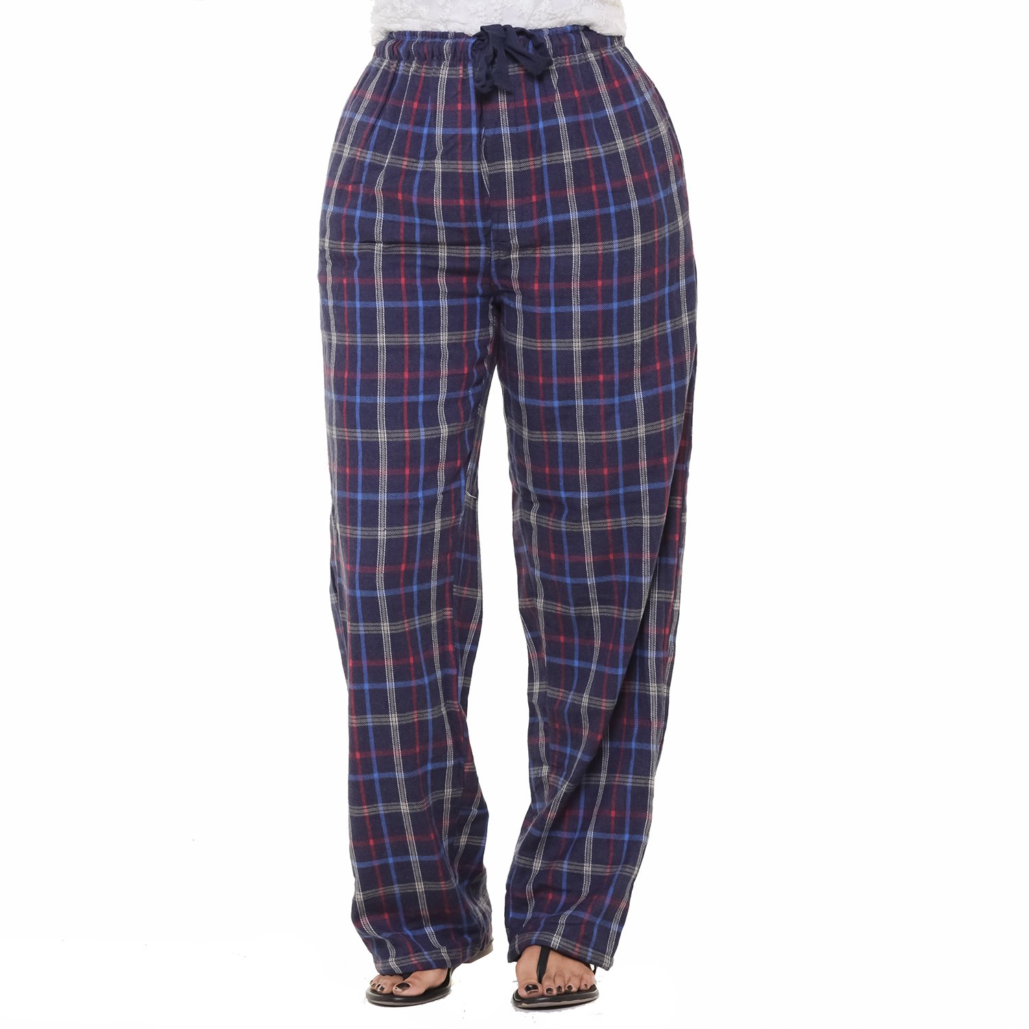 jpf smart womens multicolor checked 100% cotton pyjama sleepwear night wear