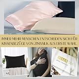 ZIMASILK 100% Mulberry Silk Pillowcase 19 Momme 80x80 cm Black view 7