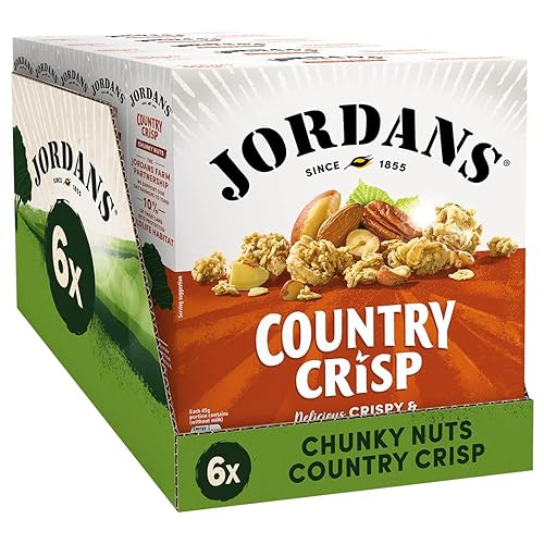 Jordans Country Crisp Chunky Nuts 450 g (Pack of 6)