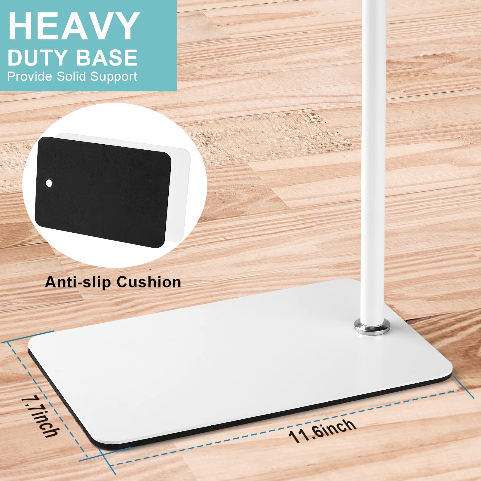 iTODOS Baby Monitor Floor Stand Holder Mount compatible with Infant Optics DXR-8 Pro,Nanit Pro & Flex Stand,VTech VM819/VM901,HelloBaby,Momcozy,eufy,Motorola,Owlet, Keep Baby Away from Touching