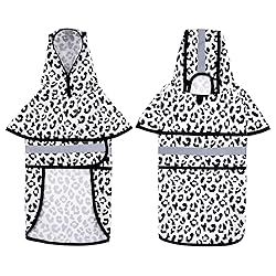 HDE Dog Raincoat Jacket Reflective Adjustable