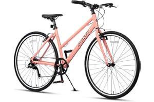 AVASTA Populus 700C Road Bike for Women with Kickstand, 15 17 Inch Lightweight Step Through Aluminum Alloy Frame, 7-Speed Drivetrain, Multiple Colors