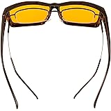 Swanwick Sleep Fitover Blue Light Blocking Glasses and Computer Eyewear - Wear OVER your Prescription Glasses or Readers