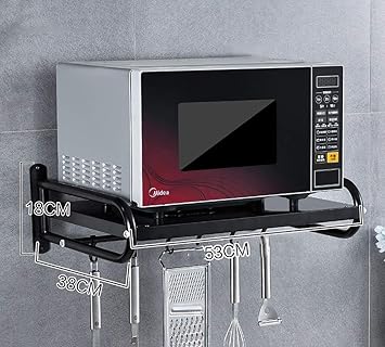 ACZZ Estante de almacenamiento de cocina, Montado en la pared ...