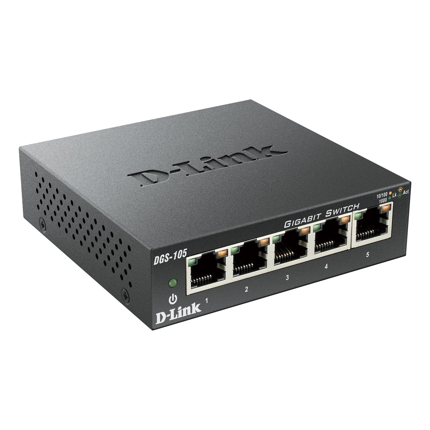 DLink 5 Port Gigabit Unmanaged Metal Desktop Switch (DGS