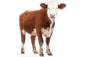 MAMMA KIDDIE Life Size Cardboard Cutout Standup | Waterproof | Animals - Cattle