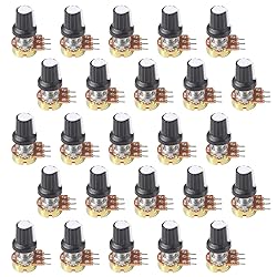 AITIAO 25Sets B50K ohm Potentiometer Kit Single