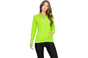 EttelLut Lightweight Comfy Cotton Casual Active Full Zip-up/Pullover Plain Hoodie Jacket