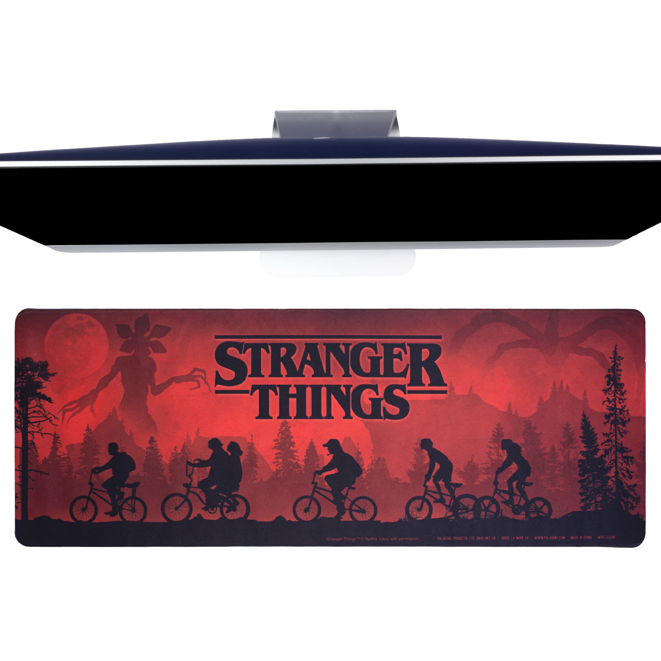 Stranger Things Logo Desk Mat | Officially Licensed Stranger Things Merchandise | Horror Movie Merchandise from The Netflix Original Series