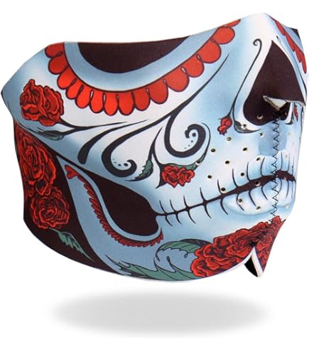 Amazon.com: Zanheadgear® Half Mask Neoprene Chicano Clown