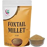 Yogi's Gift&reg; Foxtail Millet 3 LB | Whole Hulled Millet | Non-GMO Grain | 100% Natural Whole Grain, Hulled Millet for Cooking, Baking &amp; Bird Feed, Non-GMO, Resealable Bag for Convenient Storage
