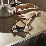 Alessi Blip PG02 Spoon Rest, Stainless Steel 18/10, Designer Paolo Gerosa view 5