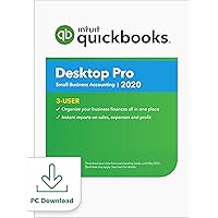 QuickBooks Desktop Pro 2020 Accounting Software for Small Business - 3 User [PC Download]