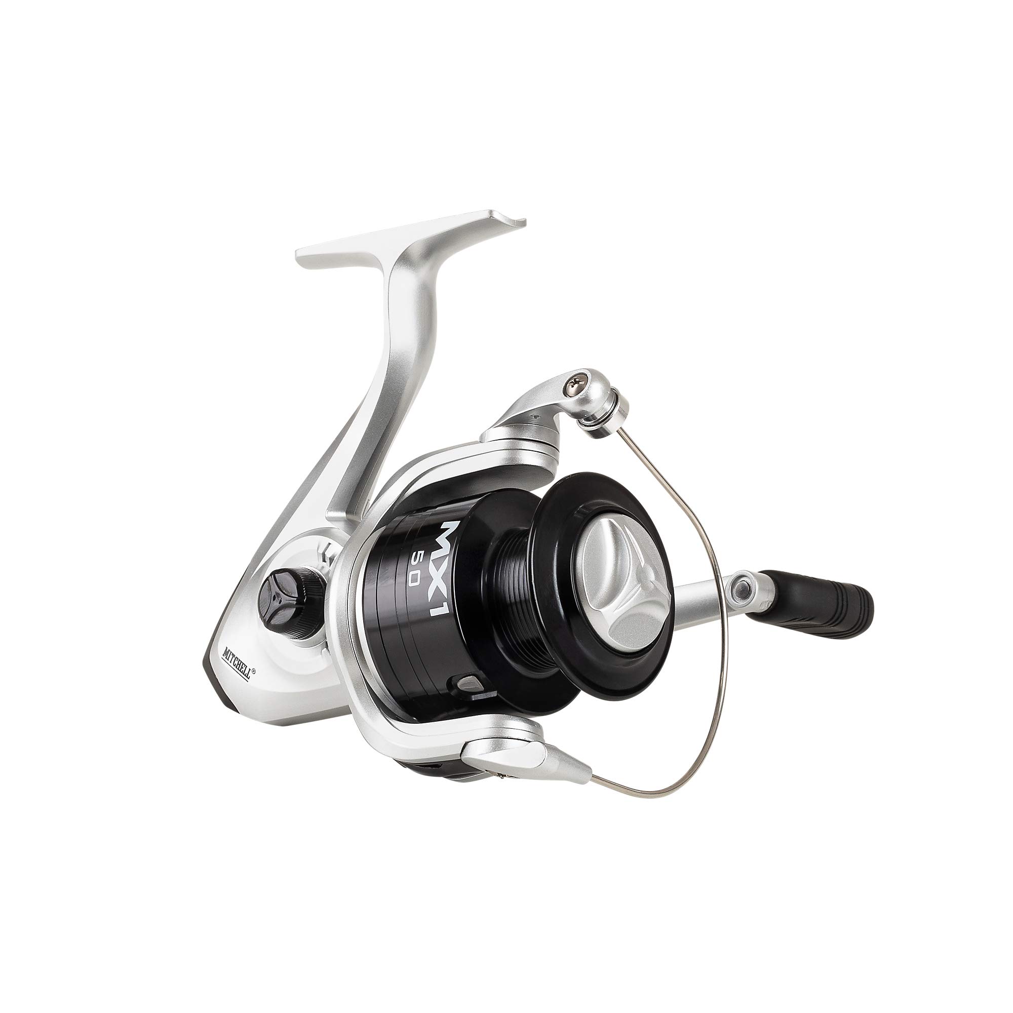 Mitchell MX1 Fishing Reel, Spinning Reels, All round fishing, Unisex, Black, 7000, Front Drag