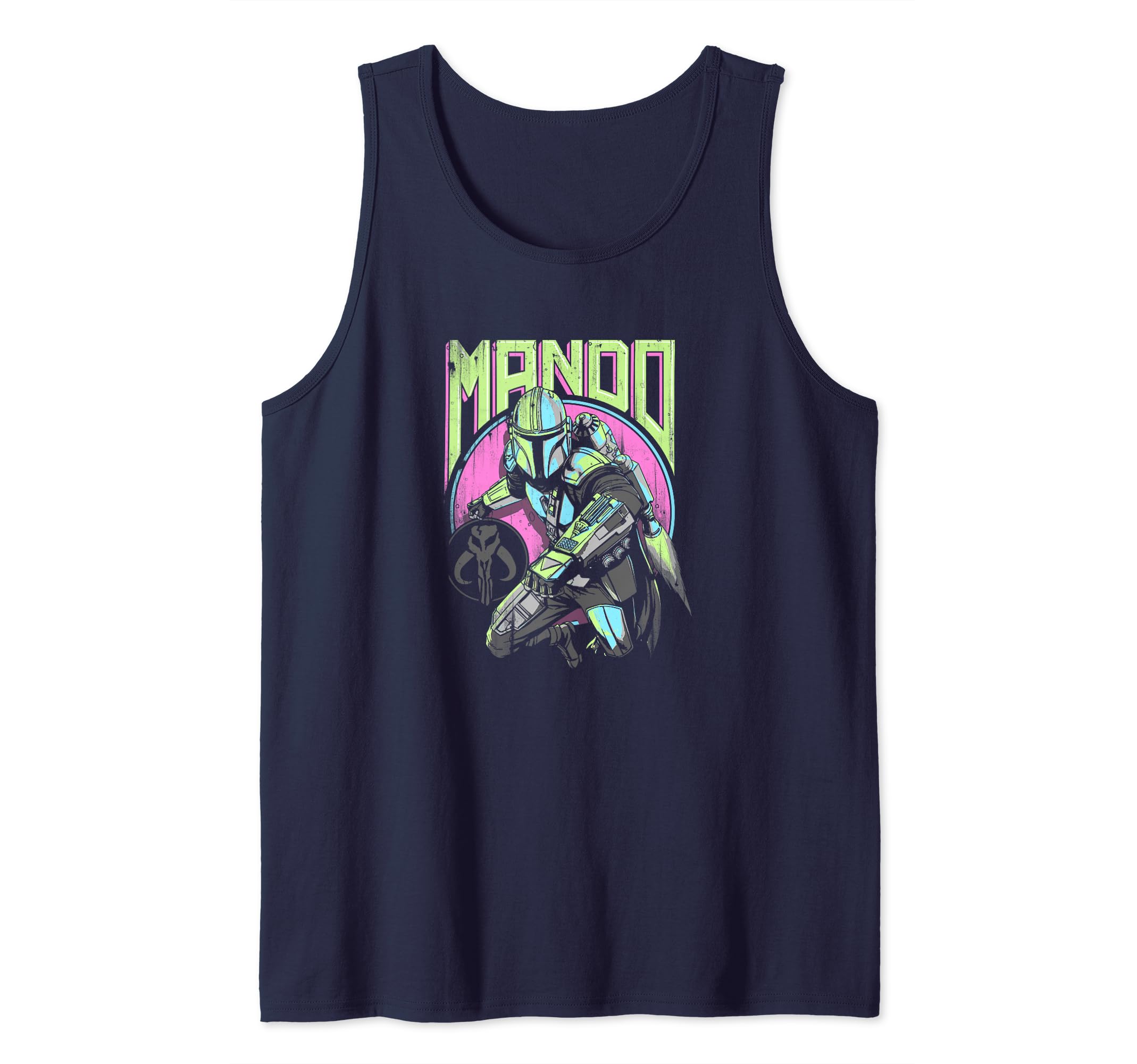 Star Wars: The Mandalorian Mando New Wave and Icon Tank Top