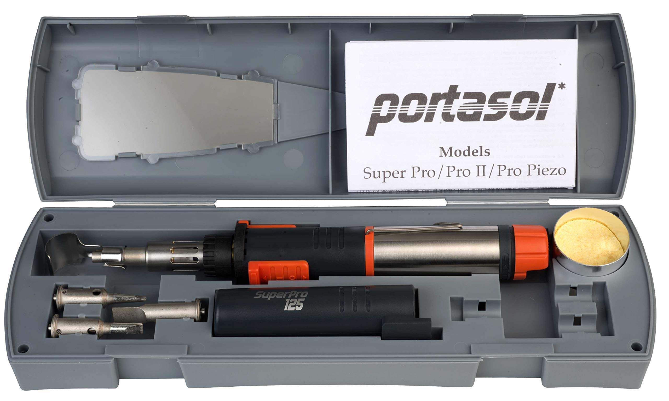 Portasol 010589330 Super Pro 125Watt Heat Tool Kit with 7 Tips Upward