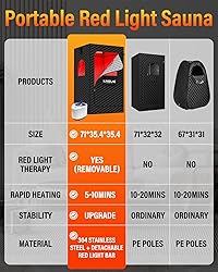 KASUE Infrared Sauna Box, Portable Steam Sauna Tent