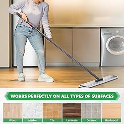 18 Professional Microfiber Mop Large Flat Mops for
