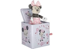 KIDS PREFERRED Disney Baby Minnie Mouse Jack-in-The-Box - Musical Toy for Babies