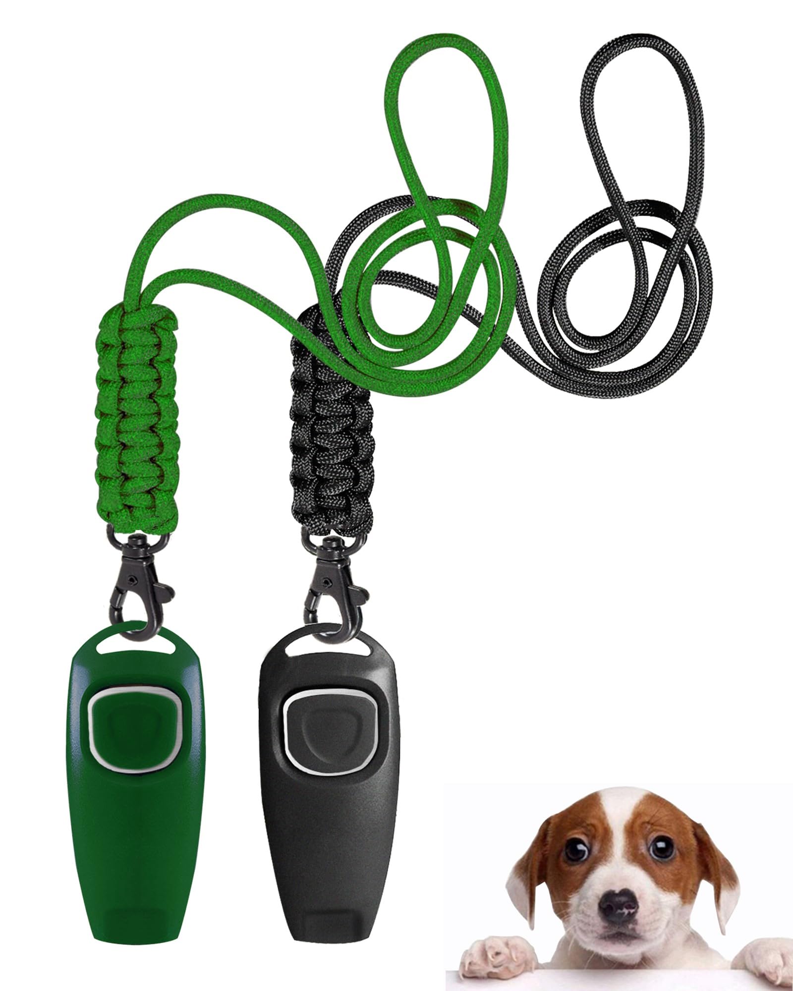 TODREMOU Dog Whistle Recall Training 2 Pack-Professional High Pitch-Can Be Heard By Human Ears