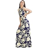 KOH KOH Womens 2026 Long Sexy Sleeveless Summer Formal Flowy Print Casual Maxi Dress