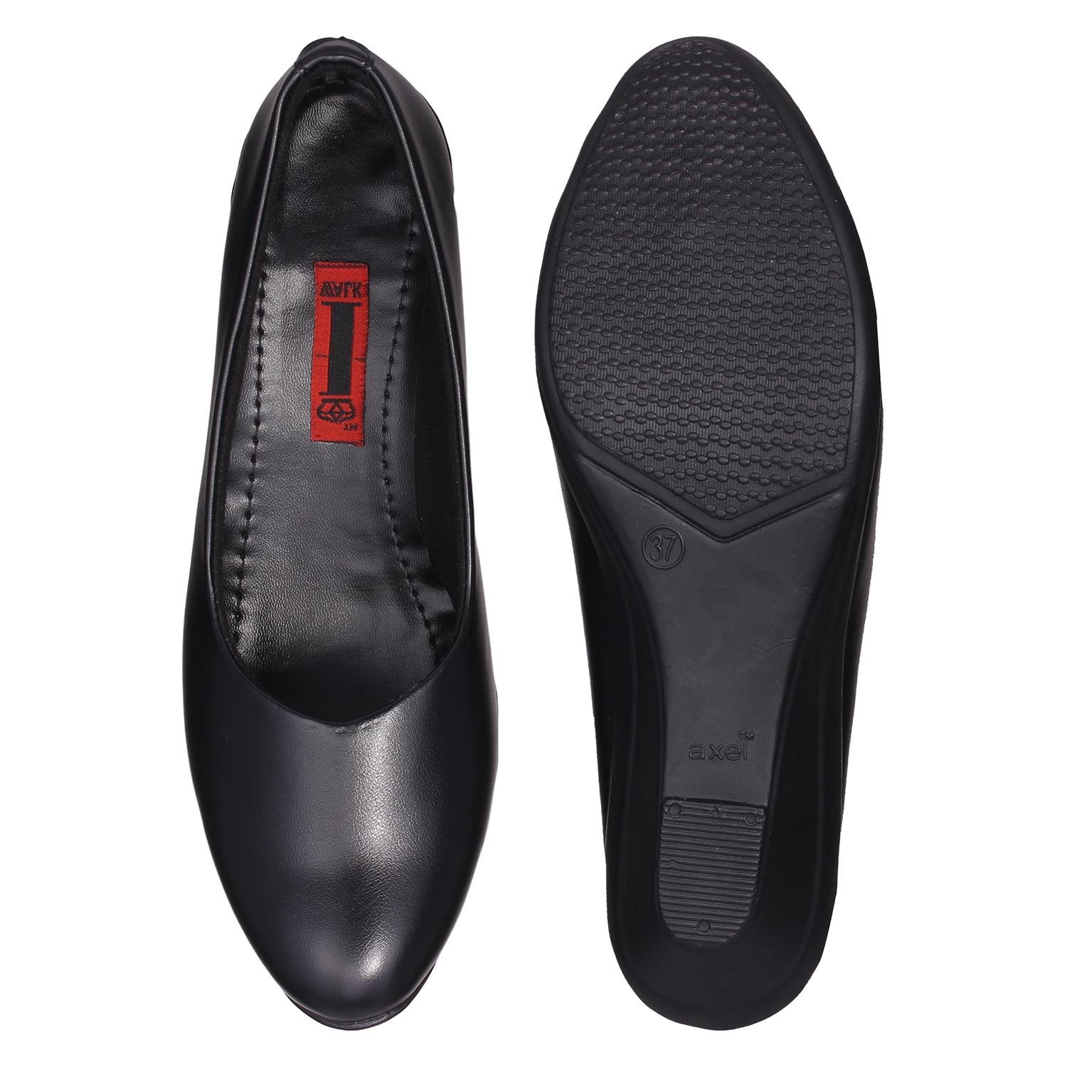 1 walk women's synthetic leather bellies (black)