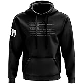 Tactical Pro Supply Patriotic U.S Flags design Heavyweight Hoodies for Men and Women