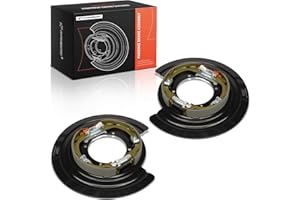 A-Premium Rear Loaded Parking Brake Backing Plate Assembly Compatible with Jeep and Dodge Models - WK2 Series Grand Cherokee 